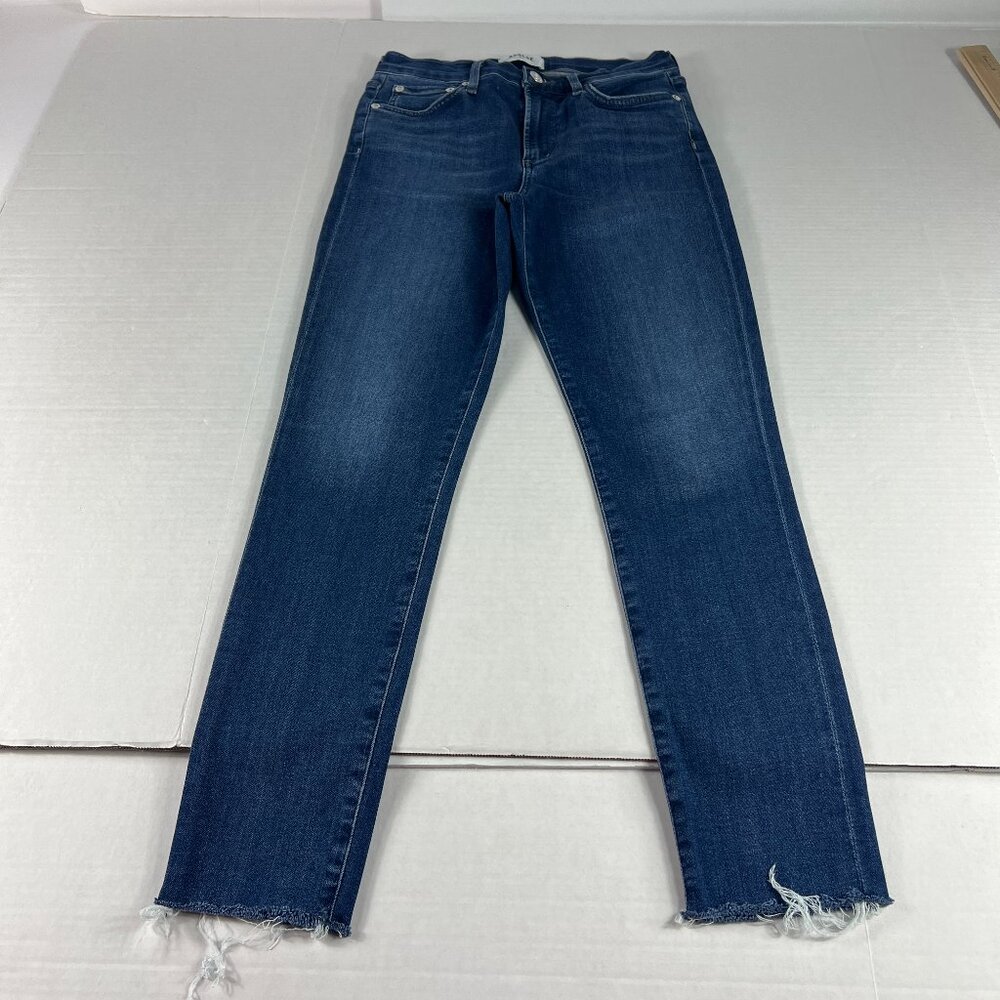 AGOLDE Jeans Women's 26x26* Sophie Mid Rise Skinny Blue Stretch Denim Tag 27